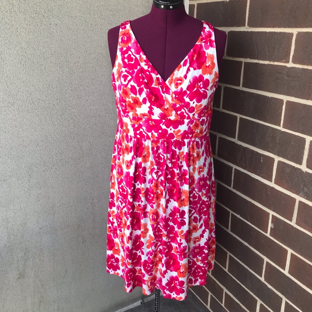 Empire waist fit & flare dress by Chaps Khols